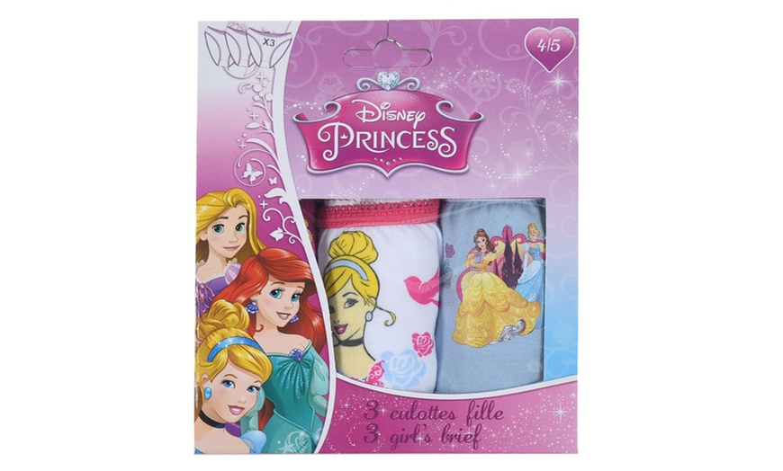 Image 13: Girls' Disney Character Briefs