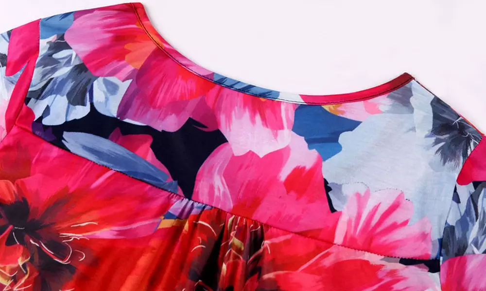 Women's Button Up Summer Short Sleeve Casual Tops Tunic Shirts Blouses