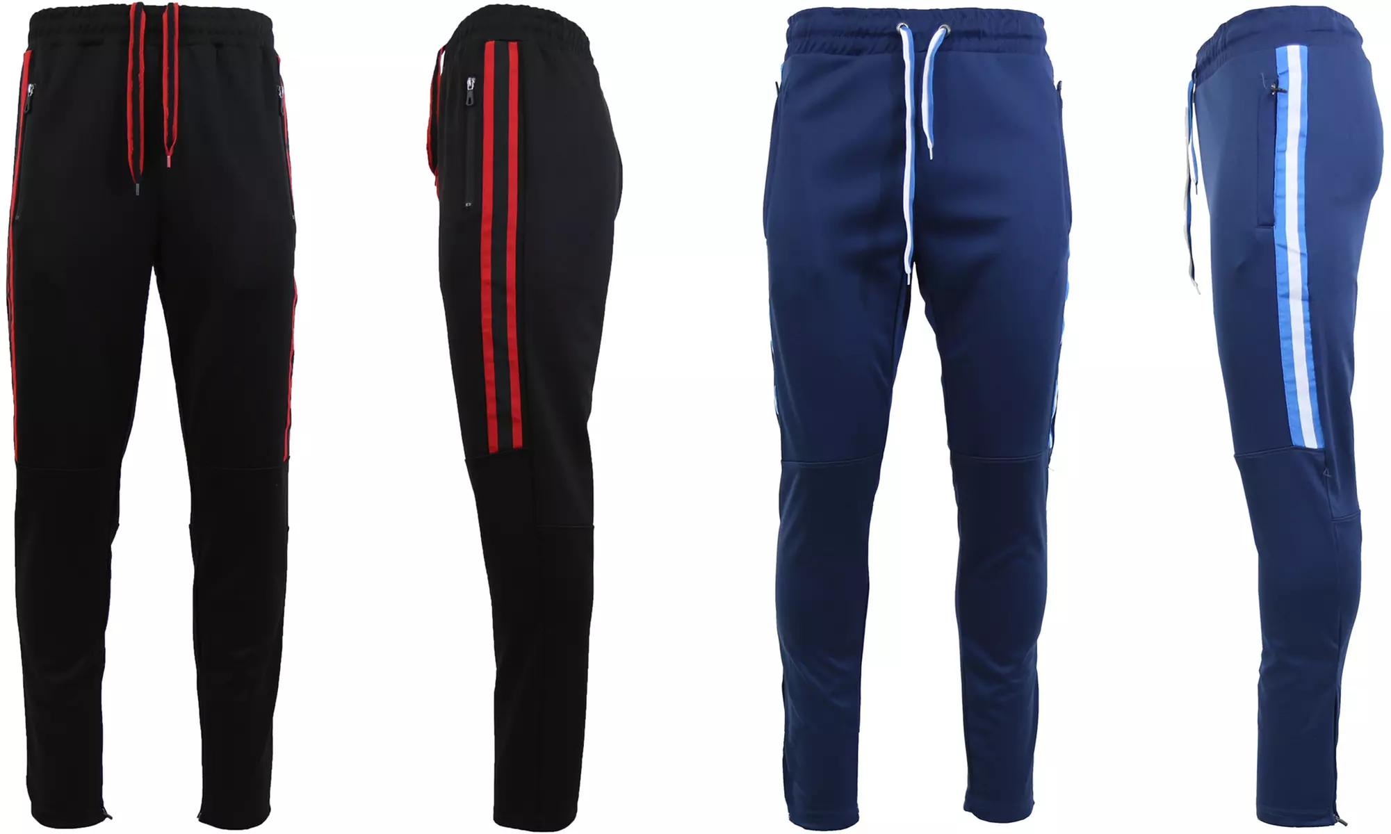 Galaxy By Harvic Men's 2-Pack Moisture-Wicking Jogger with Side Trim (S-2XL) - Second Medium