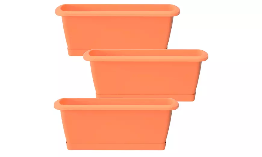 Image 8: Set van 1, 2 of 3 plantenbakken