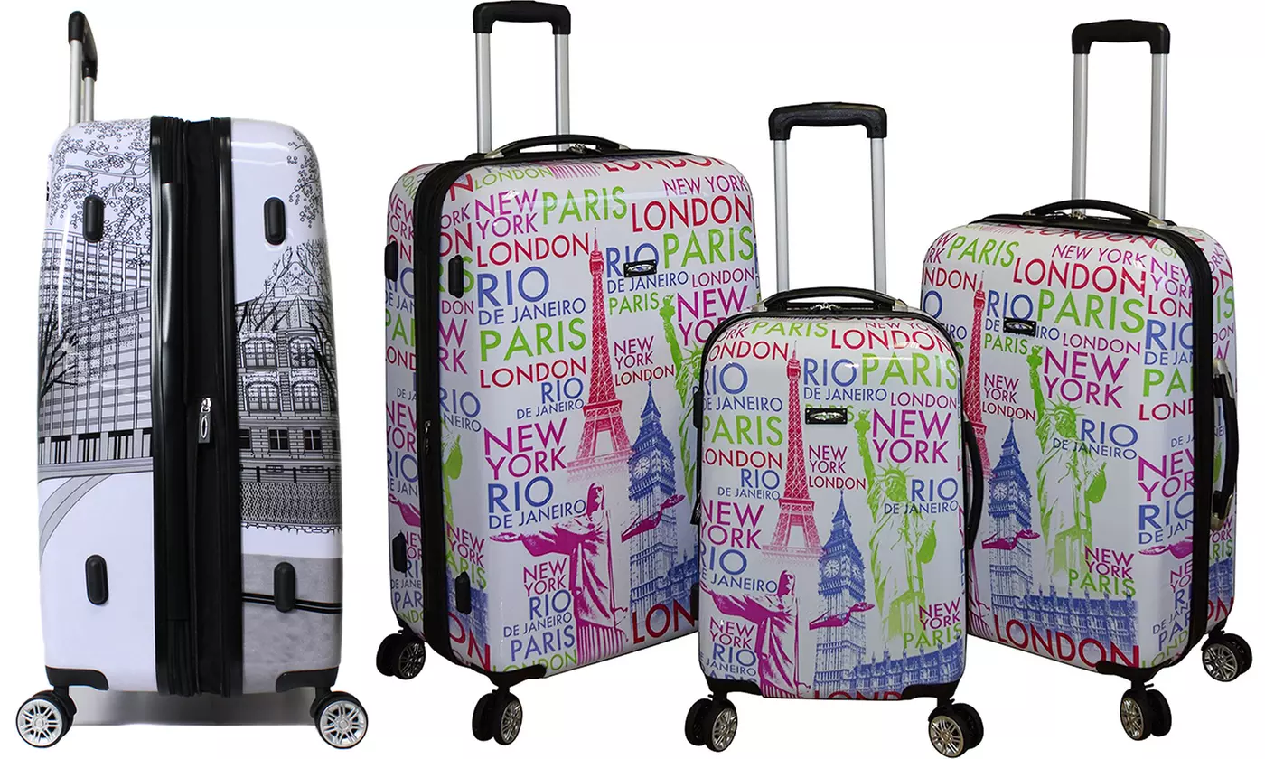 Kemyer World Series Hardside Expandable Spinner Luggage Set (3-Piece) - Primary Image