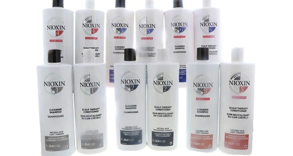 Nioxin Cleanser Shampoo and Scalp Therapy Conditioner Liter 33.8 oz Set Combo