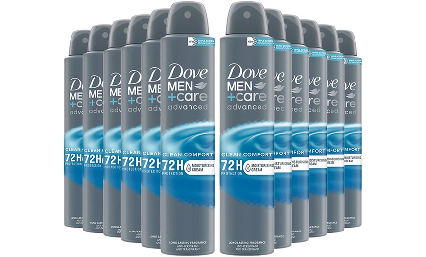 Image 13: 3, 6 or 12 Dove Anti-Perspirant Men+Care Advanced Deodorants 200ml