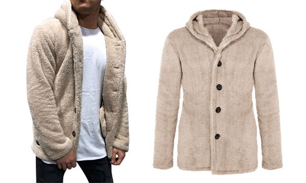 Groupon on sale teddy coat