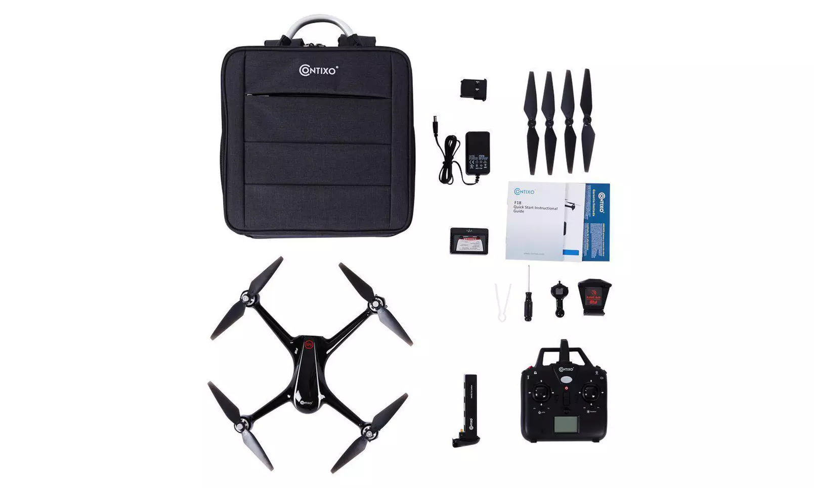 Contixo F18 GPS Drone with 1080p FPV Camera and Brushless Motors - Second Medium