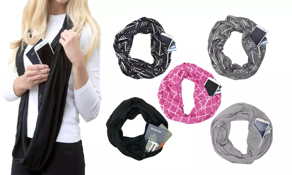 Echarpe 2-en-1 convertible avec poche - Primary Image