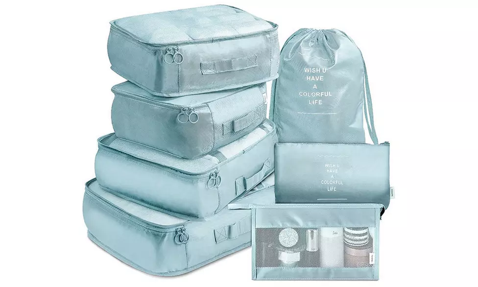 7er-Set Reisekoffer-Organizer