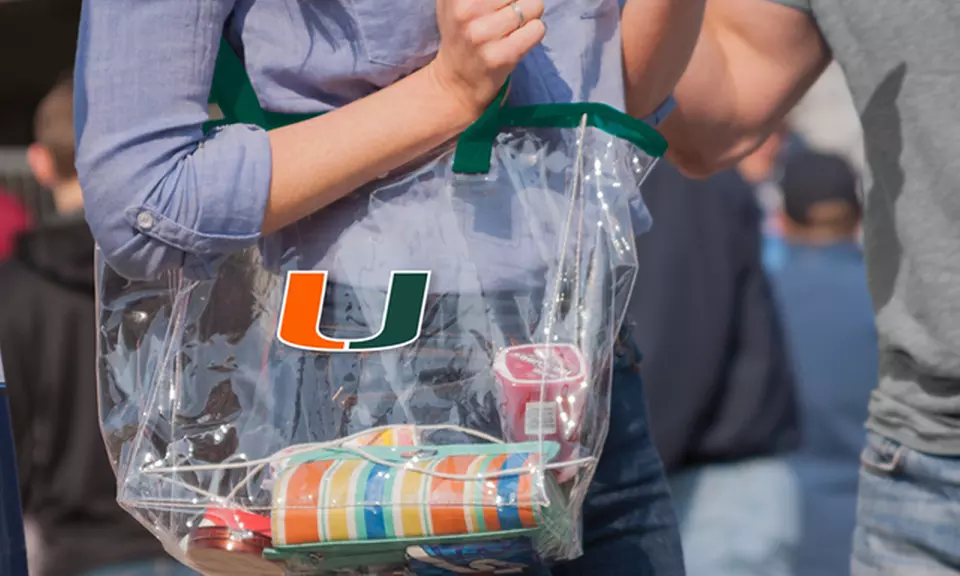 Logo Brands NCAA Clear Stadium Bag - Primary Image