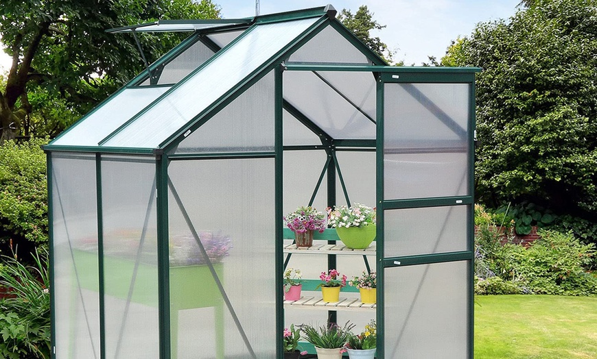 Image 5: Outsunny Walk-In Greenhouse