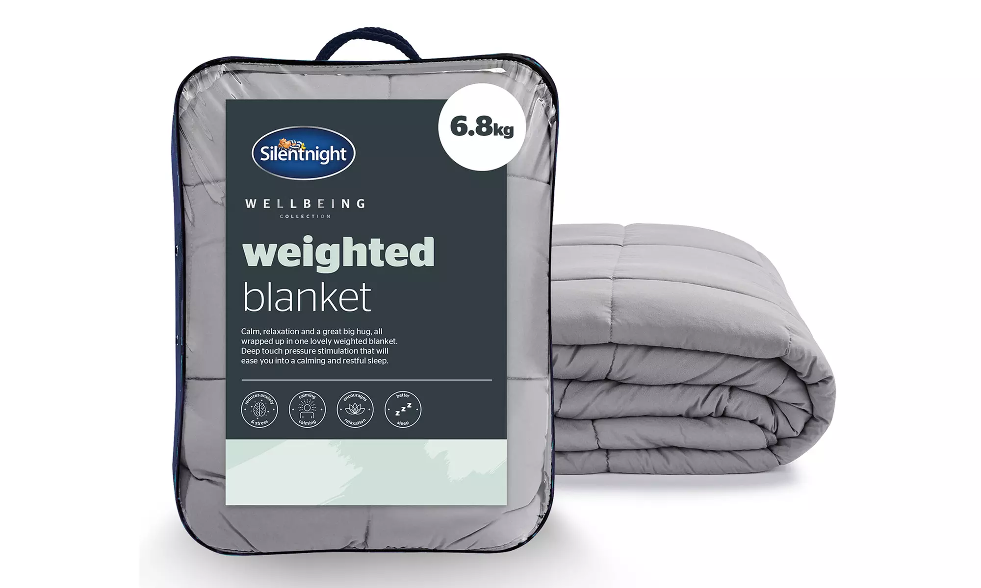 Silentnight Adult 6.8Kg Wellness Weighted Blanket