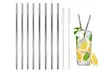Stainless Steel Straws. Multiple Colors Available (4 or 8-Pack) - Second Medium