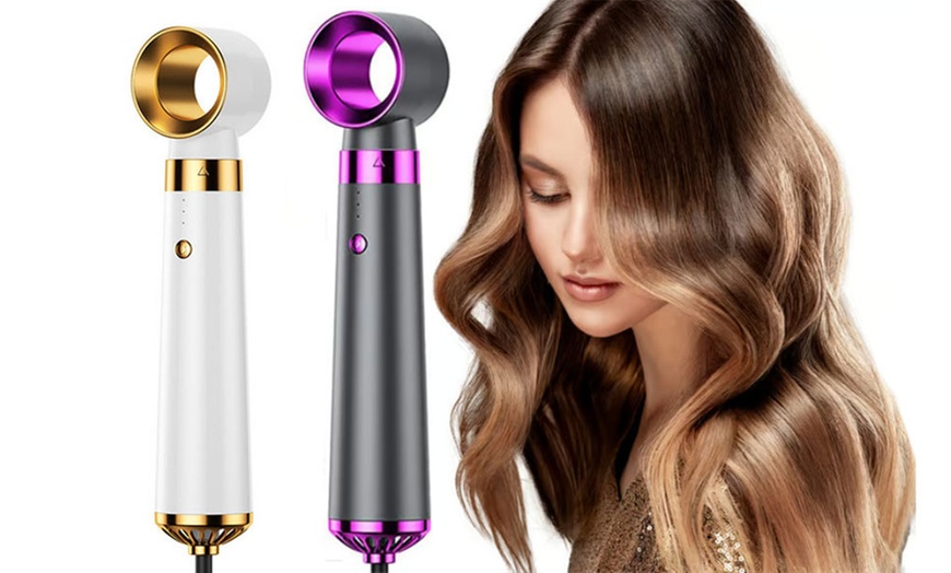 Image 1: Multifunctional 5 in 1 Hair Dryer and Brush Styling Tool