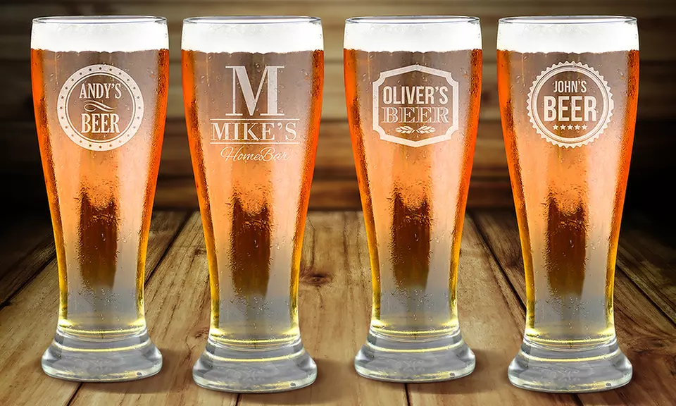 Personalized Premium 16oz. Beer Glasses (Up to 71% Off)  - Primary Image