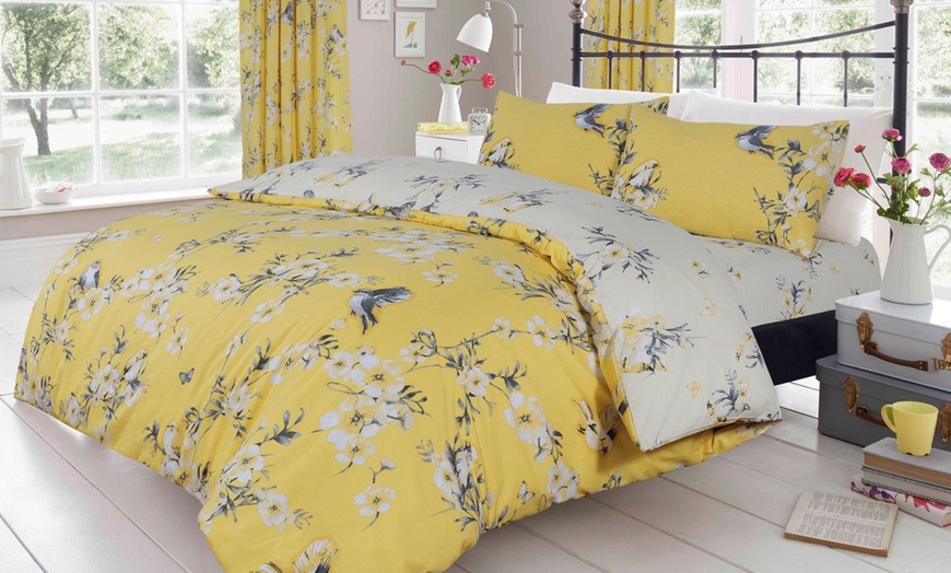 Image 8: Birdie Blossom Duvet Set