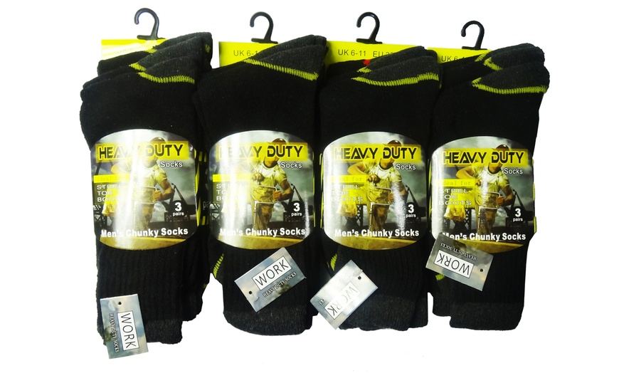 Image 5: Men's Work Socks 12-Pack