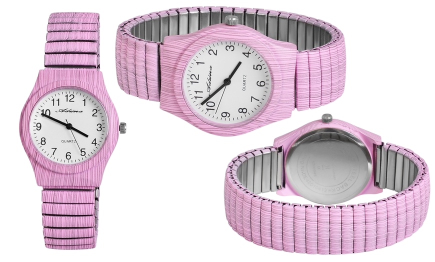 Image 6: 1 ou 2 montres analogiques 3 aiguilles pour femmes de la marque Adrina