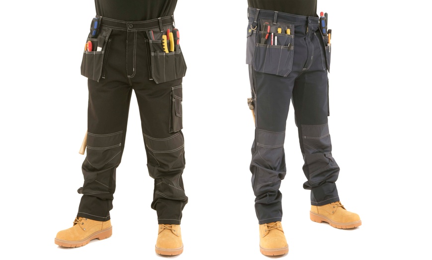 Image 1: Site King Work Trousers