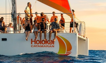 1.5 Hour (No Bar): Private Afternoon Sail Charter for Up to 49 Guests (3 PM - 4.30 PM) - Holokai Catamaran