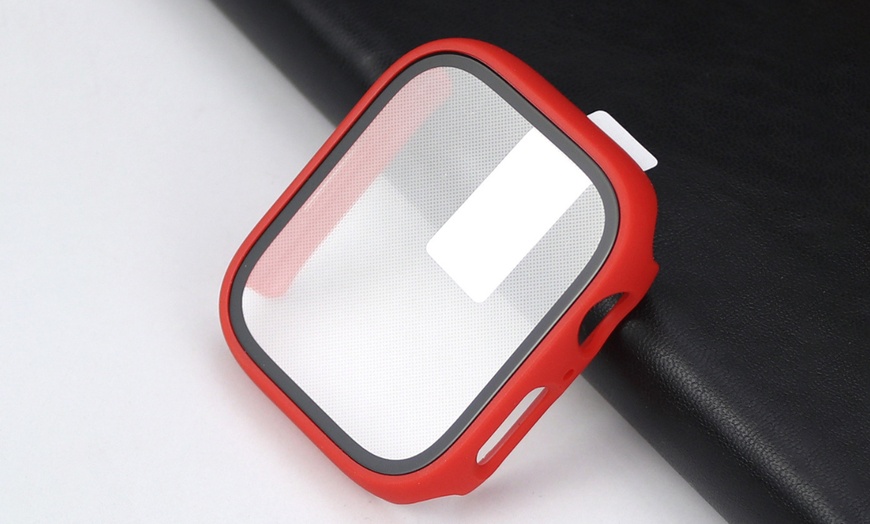 Image 5: One or Two Apple Watch Cases with Glass Protection