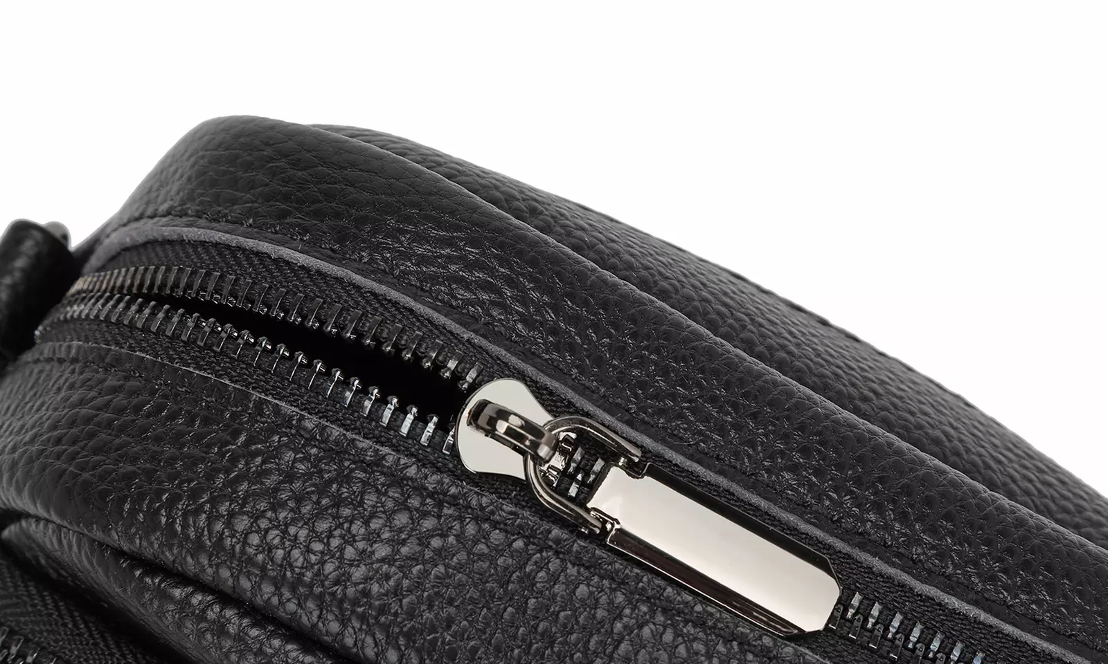 Clearance Leather Crossbody Shoulder Bag with Jacquard Woven Strap