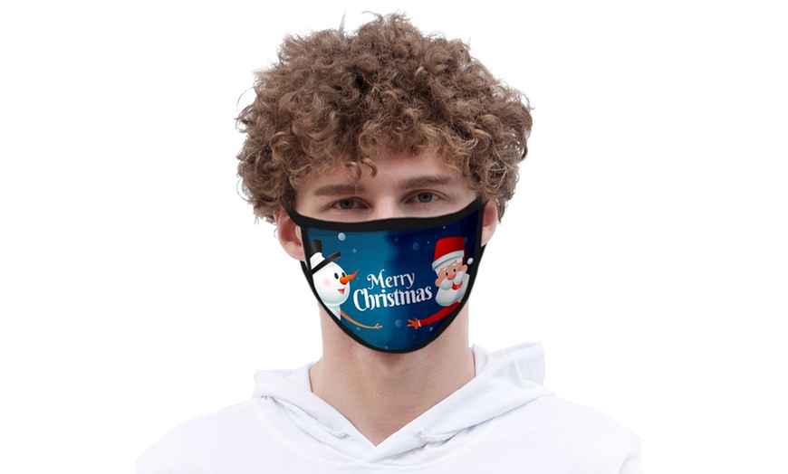 Image 6: Christmas-Themed Face Mask