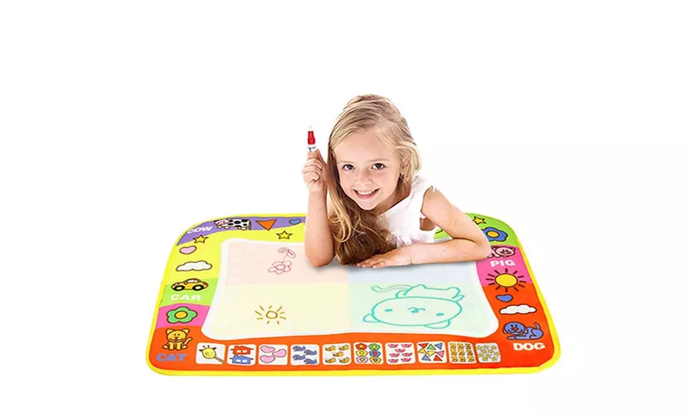 1, 2 ou 3 kits de peinture à l'eau Magic Doodle, tapis et stylos - Second Medium