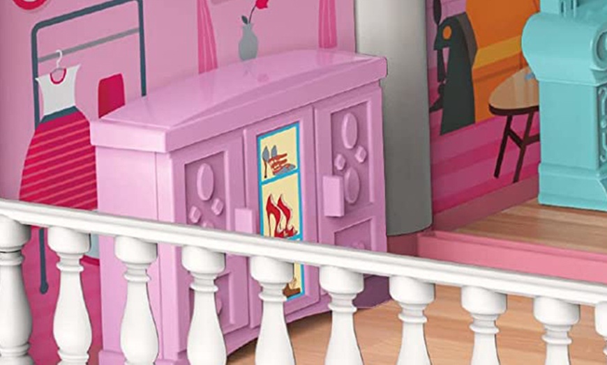 Image 5: Deao Dream House Doll Set, Fully Furnished for Imaginative Play