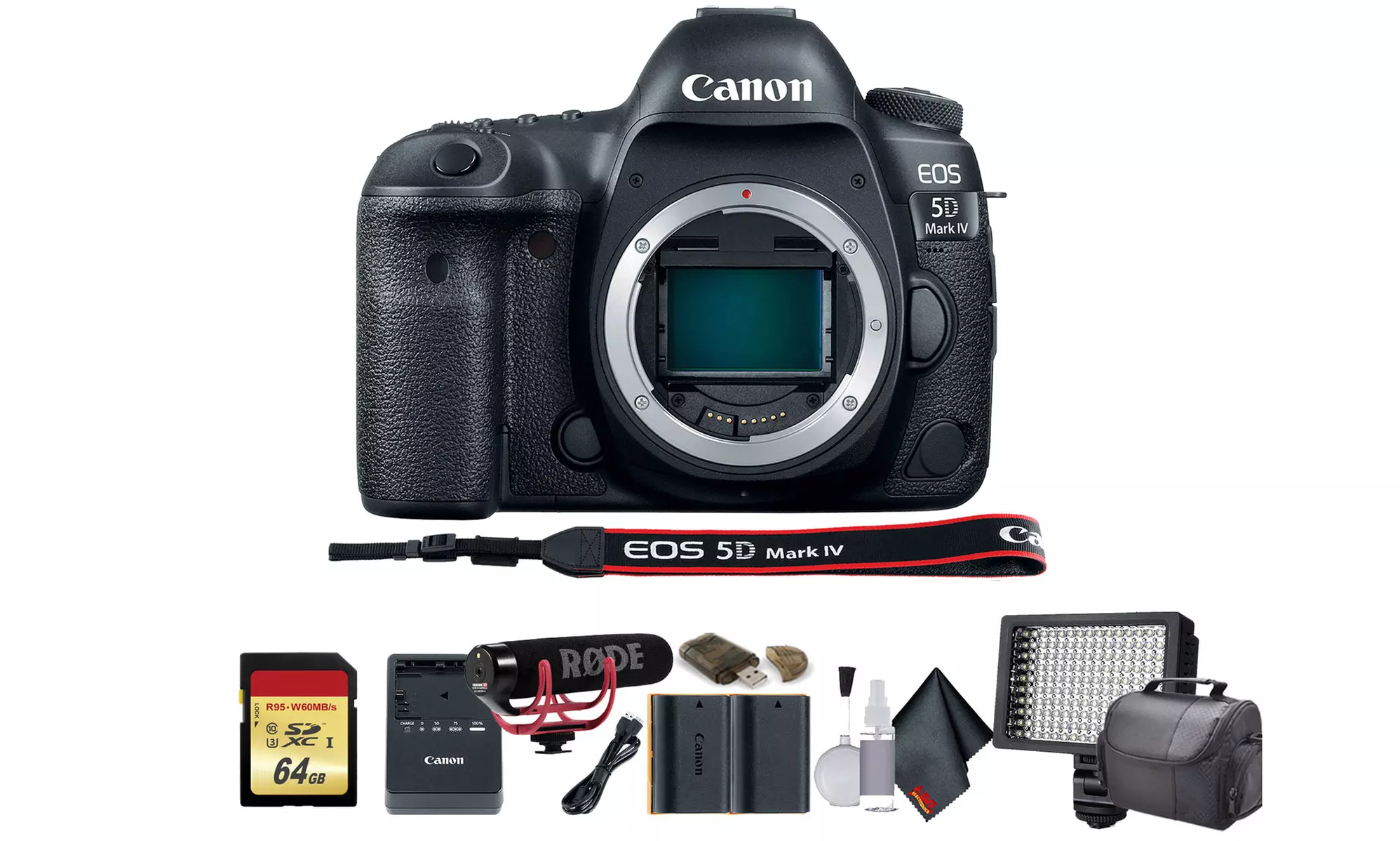 Canon EOS 5D Mark IV DSLR Camera Intl Model Advanced Bundle - Primary Image