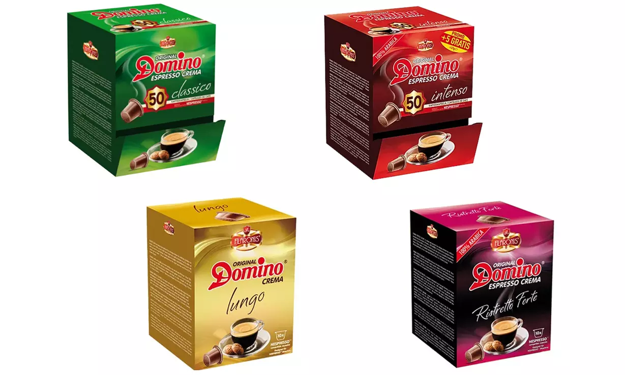 Jusqu'à 440 Capsules Café DOMINO compatibles Nespresso - Primary Image