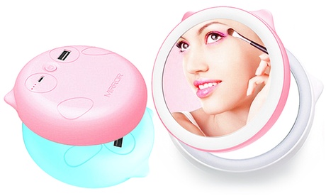 Miroir LED et batterie nomade