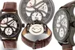 Reign Bhutan Men's Automatic Leather-Strap Watch - Second Medium