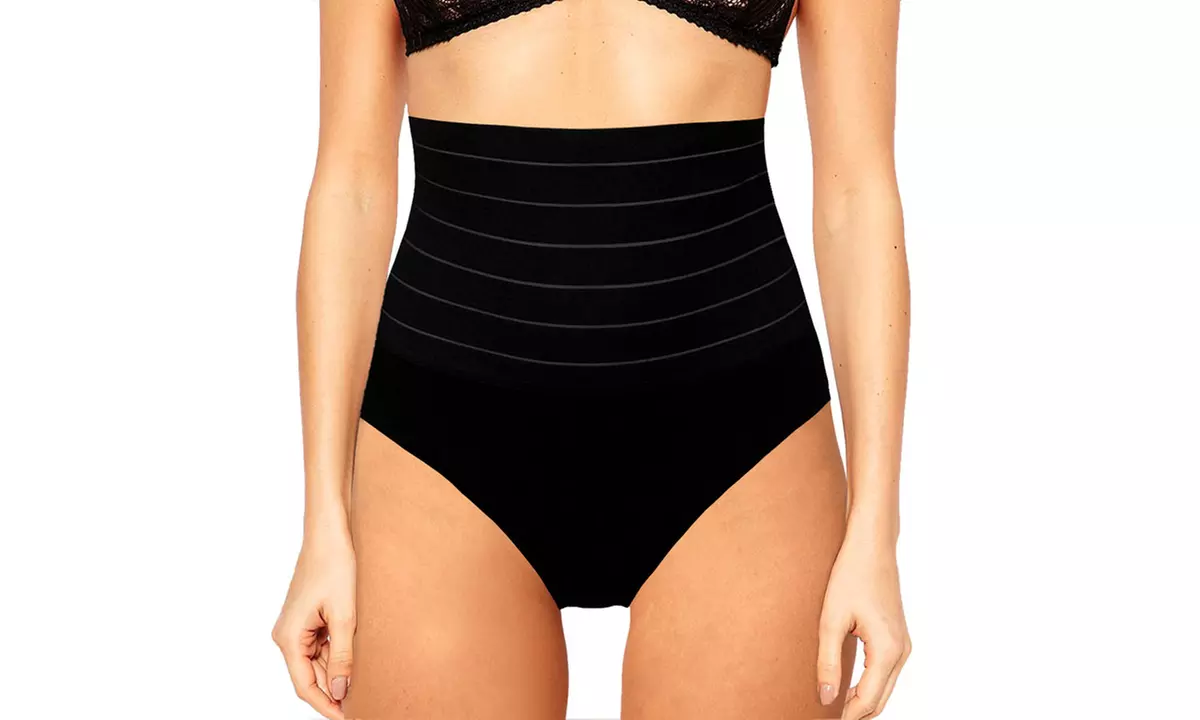 Pack de 3 culottes taille haute gainante et invisible - Second Medium