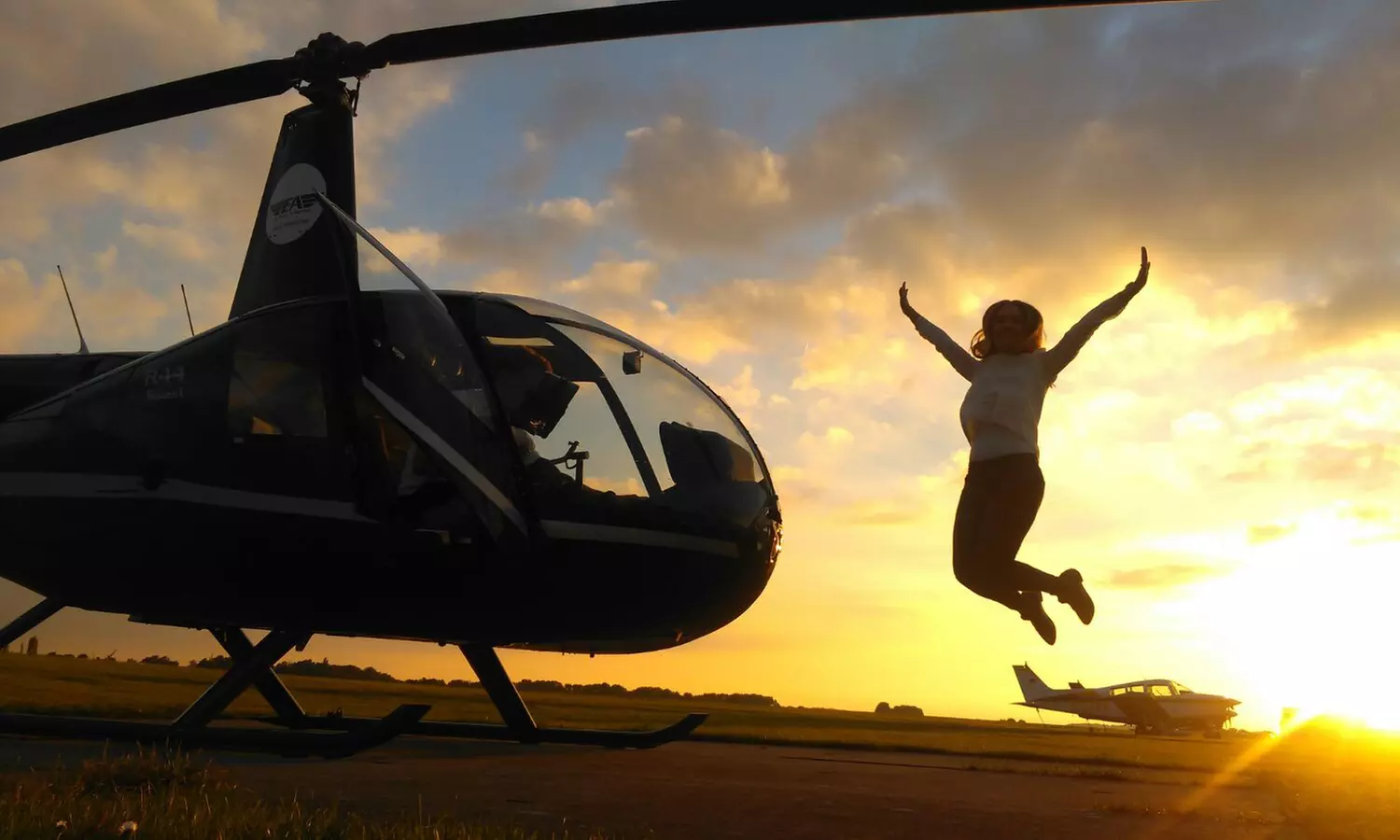 Dresden im Helicopter