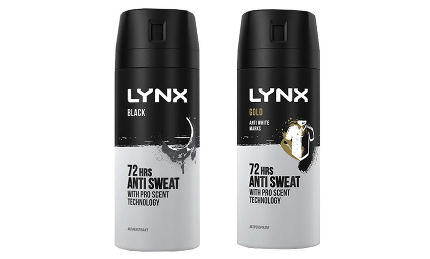 Image 1: Three or Six Lynx Anti-Perspirant Deodorants 150ml