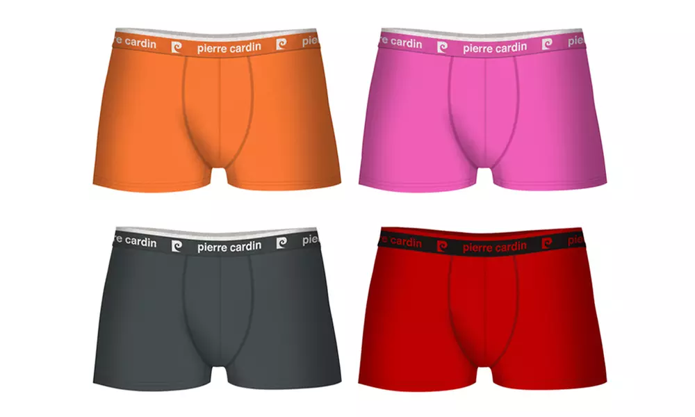 Pierre Cardin 8er-Pack Boxershorts für Herren in Orange, Pink, Grau und Rot und in der Größe nach Wahl - Second Medium