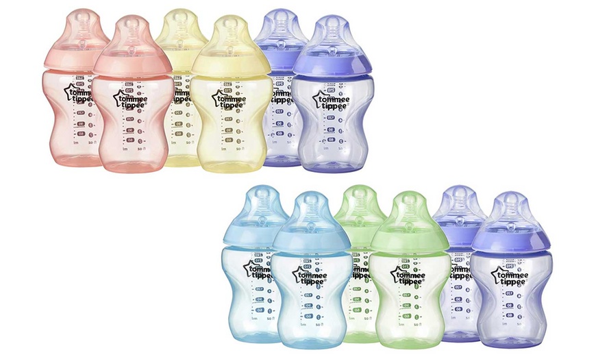 Image 1: Six-Pack of Tommee Tippee Bottles