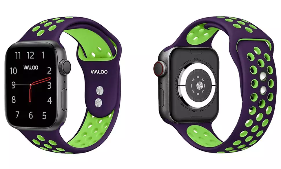 Waloo Breathable Sport Replacement Band For Apple Watch - All Series