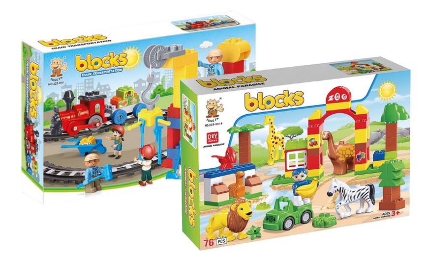 Image 9: Building Blocks Playset