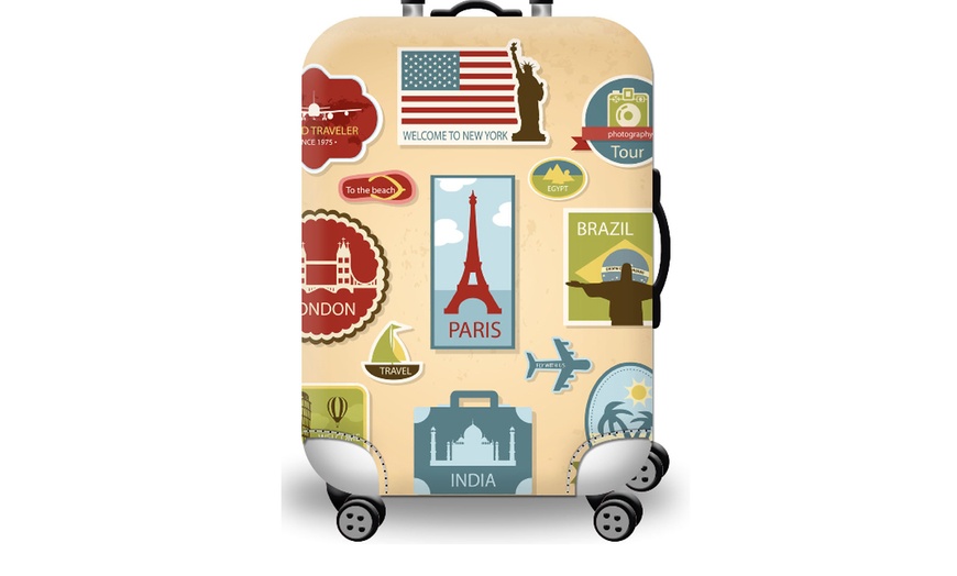 Image 6: Printed Luggage Covers 