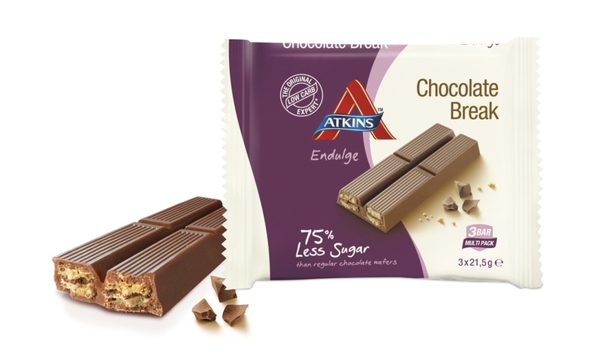 Image 2: Atkins Low Carb Wafer Snack Bars