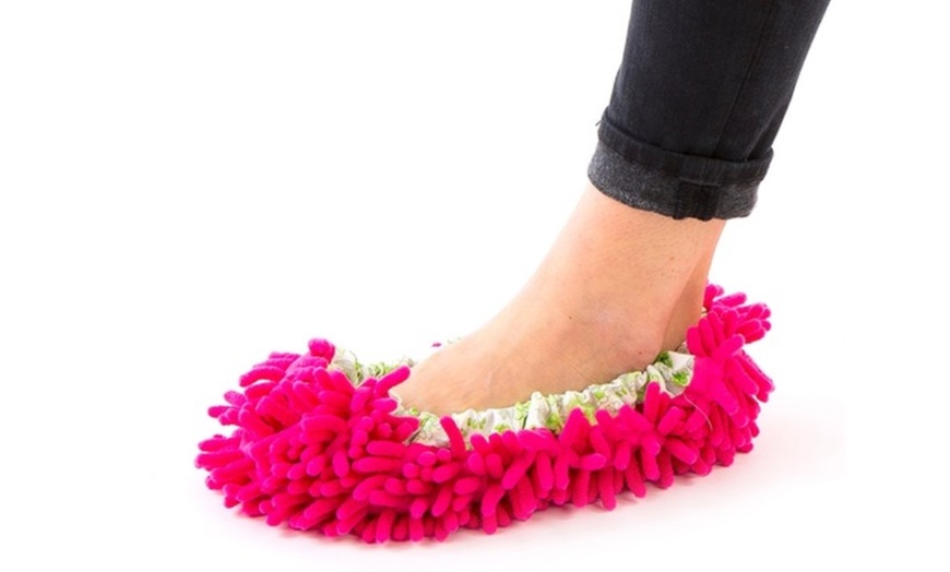 Image 7: Microfibre Mop Slippers