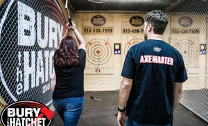 Up to 10% Off Axe Throwing in Private Lane at Bury The Hatchet