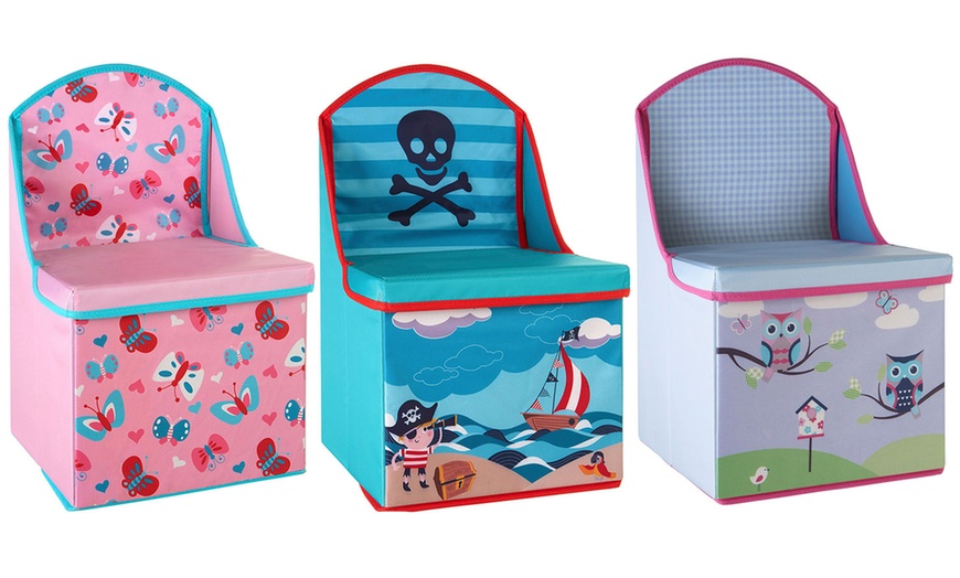 Image 1: Kids' Storage Box/Seat