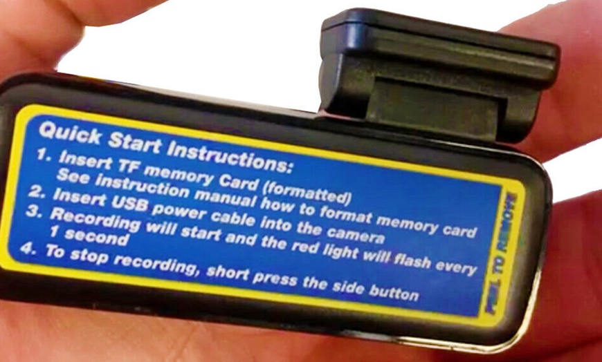 Image 4: Goodyear Micro Dash Cam One Button-Plug and Play