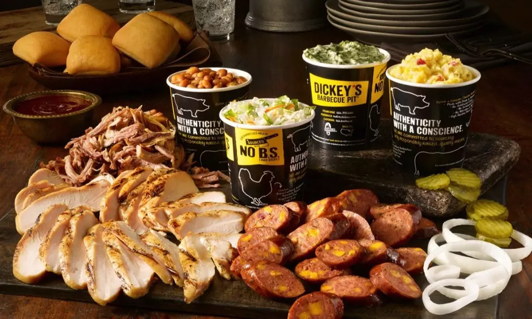 BBQ for Takeout or Dine-In When Available at Dickey's Barbecue Pit (Up to 27% Off). Three Options Available. - Second Medium