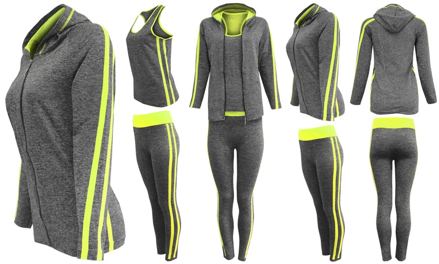 Image 9: Three-Piece Activewear Set