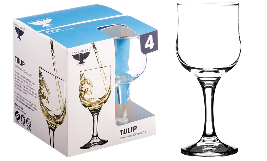 Image 2: 8 or 12 Ravenhead 20cl Wine Glasses