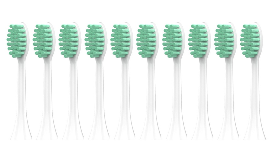 Image 6: 10Pcs Toothbrush Heads for Philips