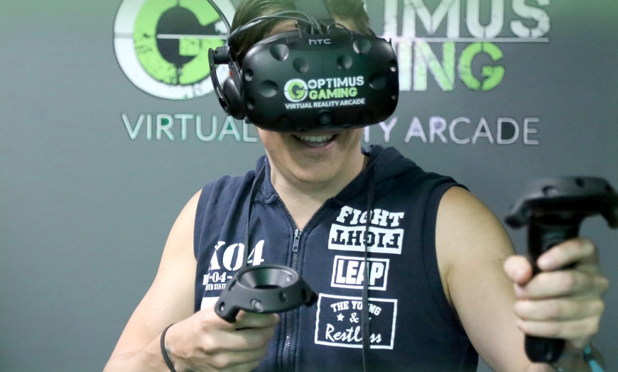 Image 1: Virtual Reality Experience at Optimus Gaming