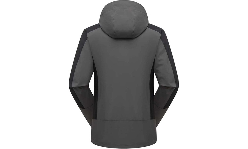 Image 9: Water-Resistant Hooded Outdoor Jacket